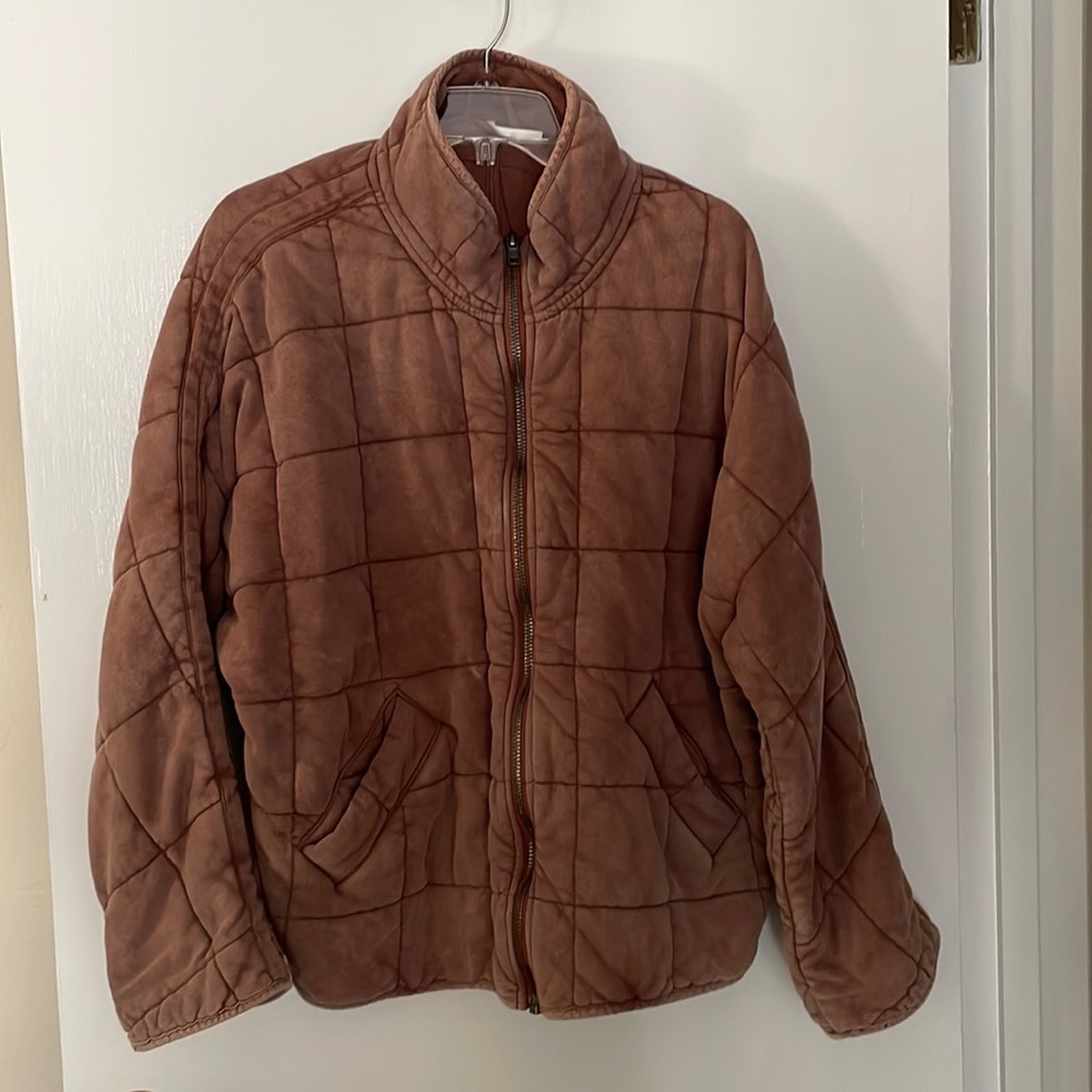Sold out Free people dolman jacket! NWOT 💖 cherry cola color!